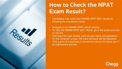 npat exam result.